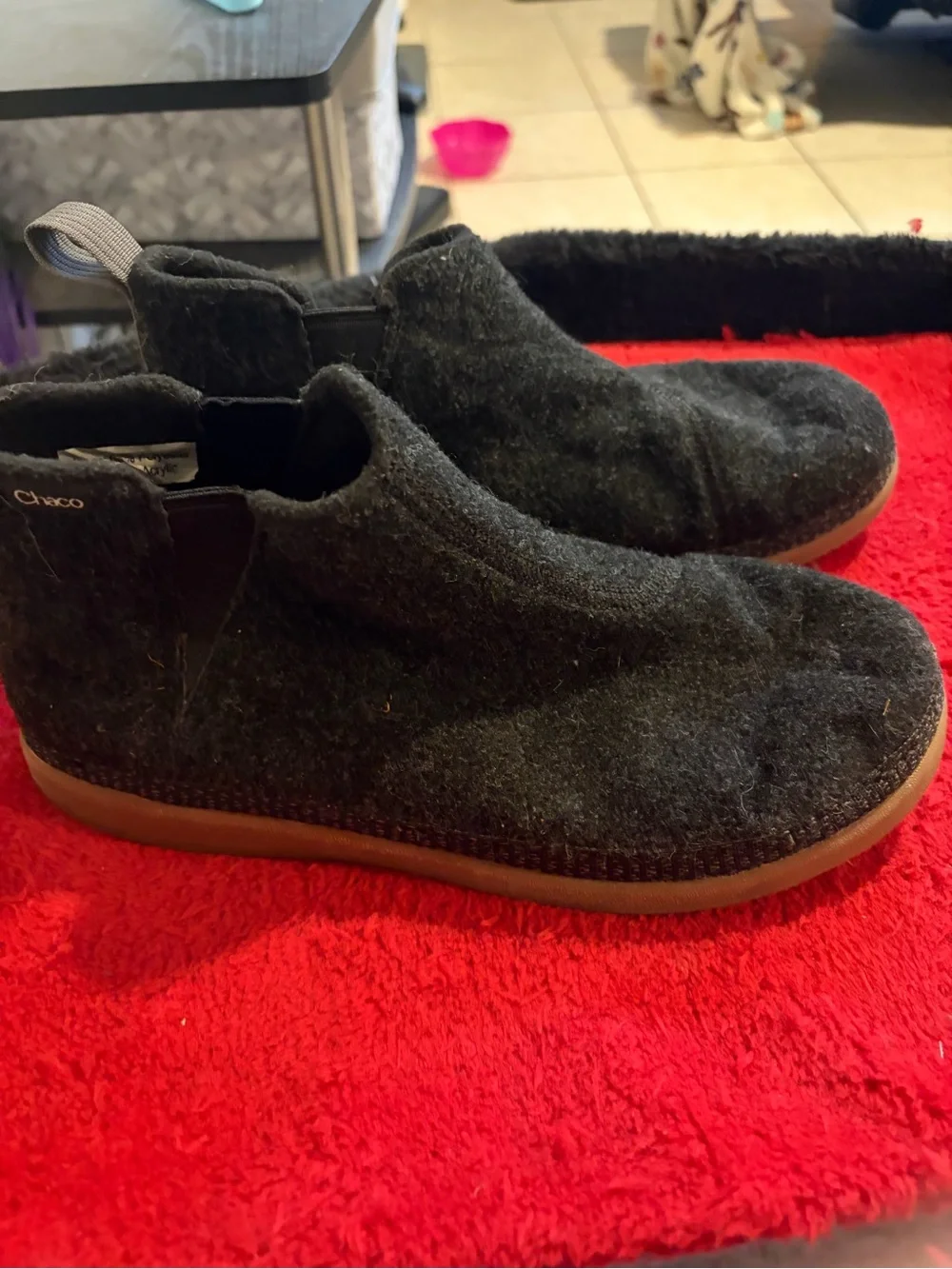 Chaco Charcoal Gray Ankle Booties